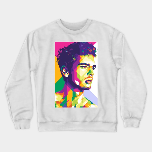 Handsome Guy Colorful Crewneck Sweatshirt by dr.dre45_